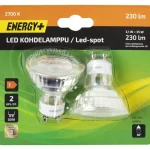 Energy+ Lamput-LED-lamppu 230 Lm PAR16 GU10 2 Kpl