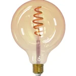 Airam Lamput-LED-lamppu Smart GLOBE 125 5,5 W Kirkas, Amber E27, 350 Lm 1800-3000K