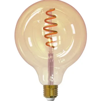 Airam Lamput-LED-lamppu Smart GLOBE 125 5,5 W Kirkas, Amber E27, 350 Lm 1800-3000K