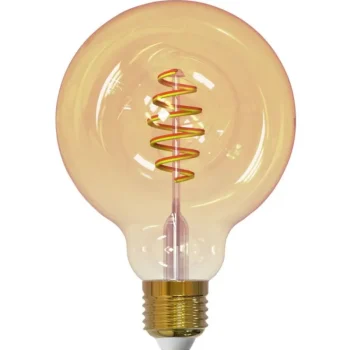 Airam Lamput-LED-lamppu Smart Globe 95 5,5 W Kirkas, Amber E27, 350 Lm, 1800-3000K