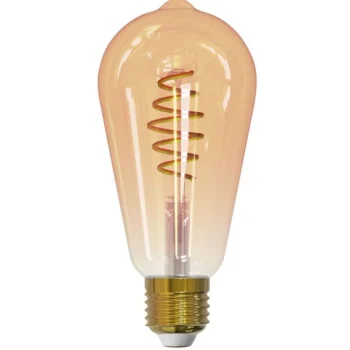 Airam Lamput-LED-lamppu Smart ST64 Edison 7,0 W Kirkas E27, 806 Lm, 1800-3000K