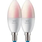 Wiz Lamput-LED-älylamppu RGB+W 470lm Wi-Fi C37 E14