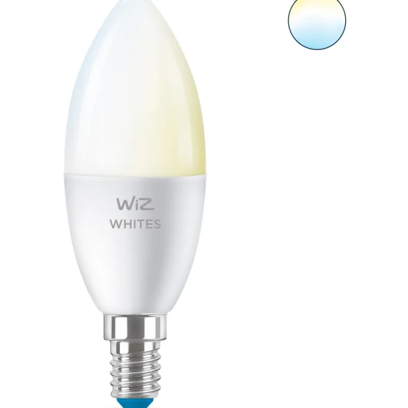 led-lylamppu-wiz-white-2700-65-bRhbaqaw-0.webp Wiz Lamput-LED-älylamppu WHITE 2700-6500K 470 Lm Wi-Fi C37 E14