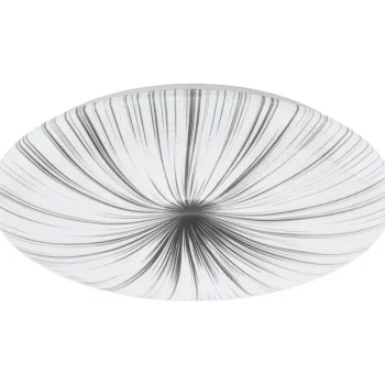 Eglo Sisävalaisimet-LED-plafondi Nieves 51 Cm Valkoinen/hopea