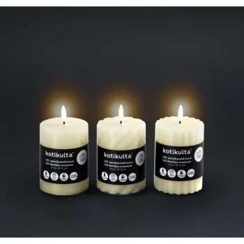 Kotikulta Koristevalot-LED-pöytäkynttilä Kuviolajitelma