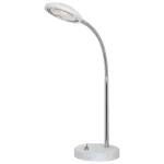 Aneta Lighting Sisävalaisimet-LED-pöytävalaisin Hero, Valkoinen / Kromi