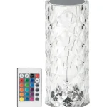 Koristevalot-LED-pöytävalaisin Kristalli