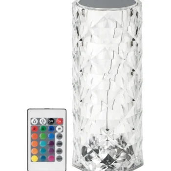 Koristevalot-LED-pöytävalaisin Kristalli