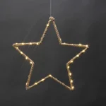 Kotikulta Koristevalot-LED-tähti Köysi 30 Cm