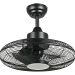 Eglo Sisävalaisimet-LED-tuuletinvalaisin Igeldo Musta 15 W, IP20