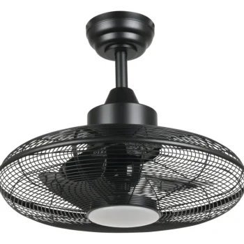 Eglo Sisävalaisimet-LED-tuuletinvalaisin Igeldo Musta 15 W, IP20