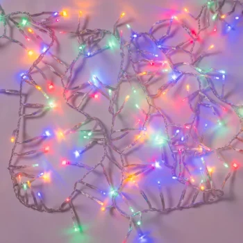 Airam Koristevalot-LED-ulkovalosarja Elbe Värimix 3,6m/180LED Kirkas Johto