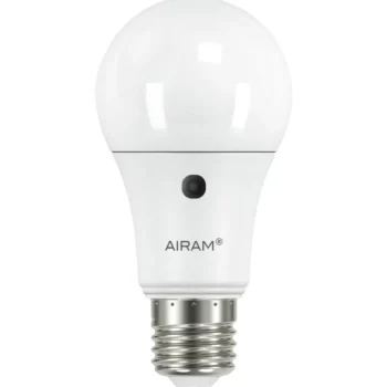 Airam Lamput-LED-vakiolamppu 10 W E27 1060 Lm 3000 K, Sensor