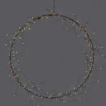 Star Trading Koristevalot-LED-valokranssi Nike 35 Cm Musta