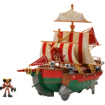 Sonic Sisälelut^Leikkisetti Merirosvolaiva 6,5 Cm