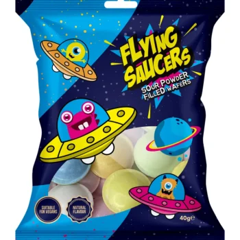 Flying Saucers Karkit^Lentävät Ufot 40 G Karkit