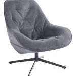 Tenstar Huonekalut-Lepotuoli Bella Tummanharmaa