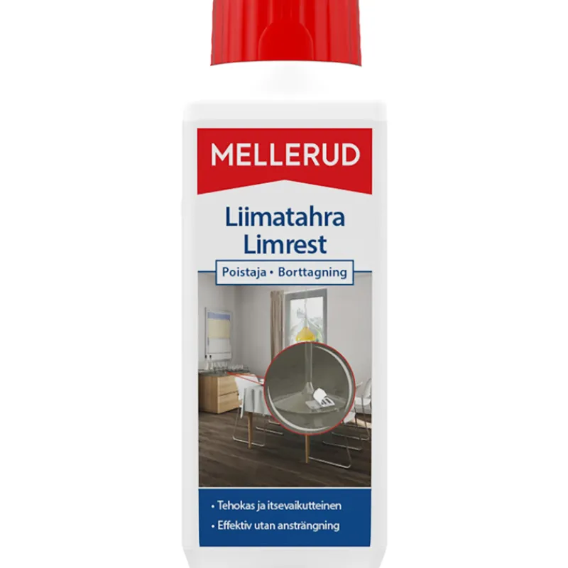 liimatahran-poistaja-mellerud-tbGrtmbo-0.webp Mellerud Liimat, Massat Ja Tasoitteet-Liimatahran Poistaja 0,25 L