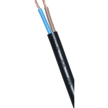 Harju Kaapelit-Liitäntäkaapeli MSOY 2x0.75 Must 10 M