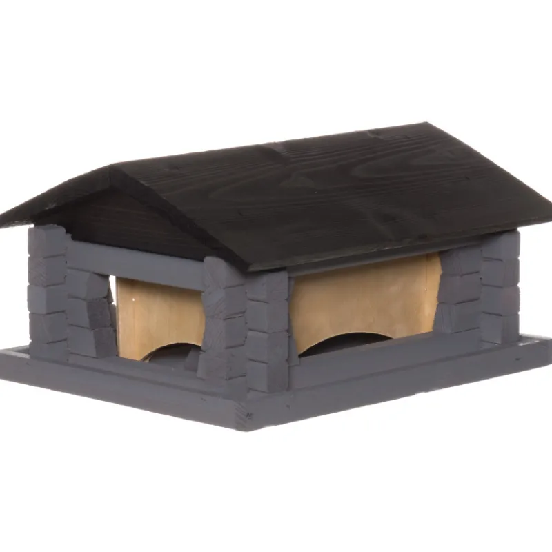 lintulauta-puinen-harmaa-bUqdajMm-0.webp Tintti Lintujen Tarvikkeet^Lintulauta Puinen Harmaa