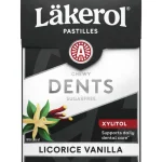 Purukumit^Läkerol Dents 85 G Liquorice Vanilla Pastilli