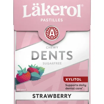 Purukumit^Läkerol Dents 85 G Strawberry Pastilli