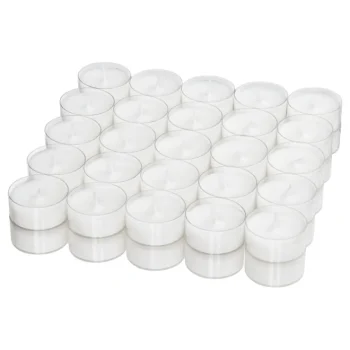 Kotikulta Kynttilänjalat Ja Kynttilät-Lämpökynttilä 50 Kpl Kirkas