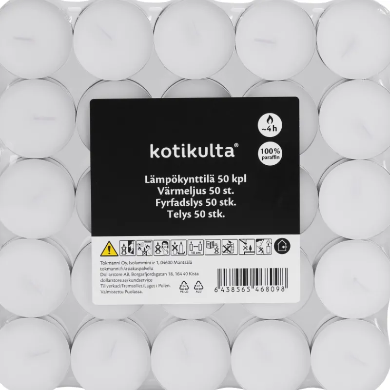 lmpkynttil-kotikulta-50-kpl-4h-kwPWkeHh-0.webp Kotikulta Kynttilänjalat Ja Kynttilät-Lämpökynttilä 50 Kpl 4h