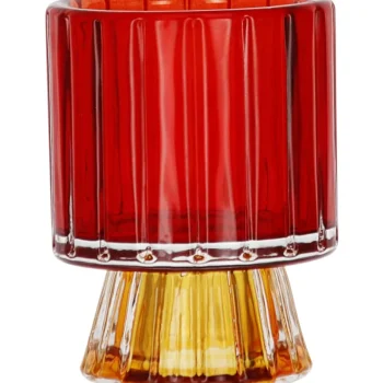 Kotikulta Kynttilänjalat Ja Kynttilät-Lämpökynttilälasi 6 X 8 Cm Pilari Punainen