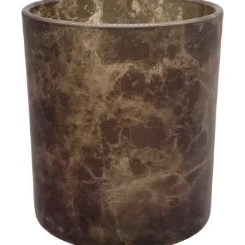 Kotikulta Kynttilänjalat Ja Kynttilät-Lämpökynttilälasi 7 X 8 Cm Sumu Ruskea