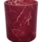 Kotikulta Kynttilänjalat Ja Kynttilät-Lämpökynttilälasi 7 X 8 Cm Sumu Punainen