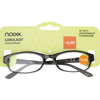Aurinko- Ja Lukulasit^Lukulasit Noixx Harmaa Kimalle