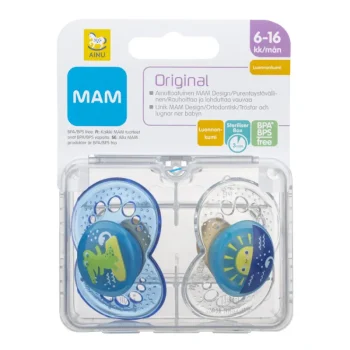 Ainu MAM Vauvan Hoito^Luonnonkumitutti 2 Kpl 6-16 Kk Original