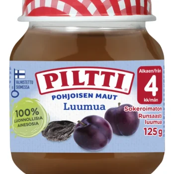 Piltti Lastenruoka-ateriat Ja Välipalat^Luumua 125 G Pohjoisen Maut 4 Kk
