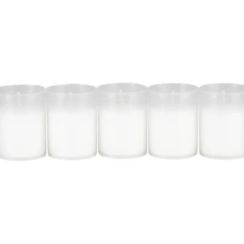 Kotikulta Kynttilänjalat Ja Kynttilät-Lyhtykynttilä 5 Kpl 15 H Valkoinen