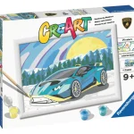 Ravensburger Lauta- Ja Palapelit-Maalaussetti CreArt Blue Lamborghini
