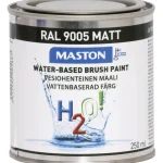 Maston Maalit-Maali 250 Ml H2O Colormix Matta Musta