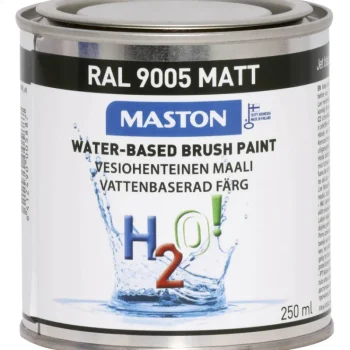 Maston Maalit-Maali 250 Ml H2O Colormix Matta Musta