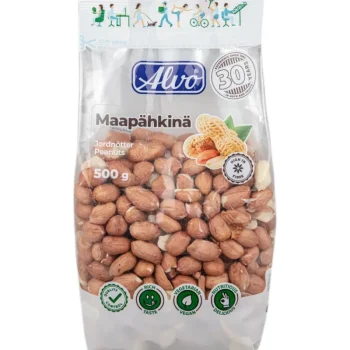 Alvo Pähkinät Ja Kuivatut Hedelmät^Maapähkinä 500 G