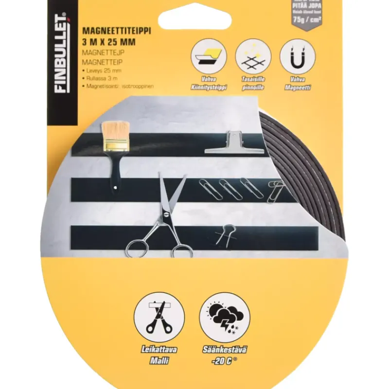magneettiteippi-finbullet-3-m-OBiImNrY-0.webp Finbullet Teipit-Magneettiteippi 3 M X 25 Mm Heavy