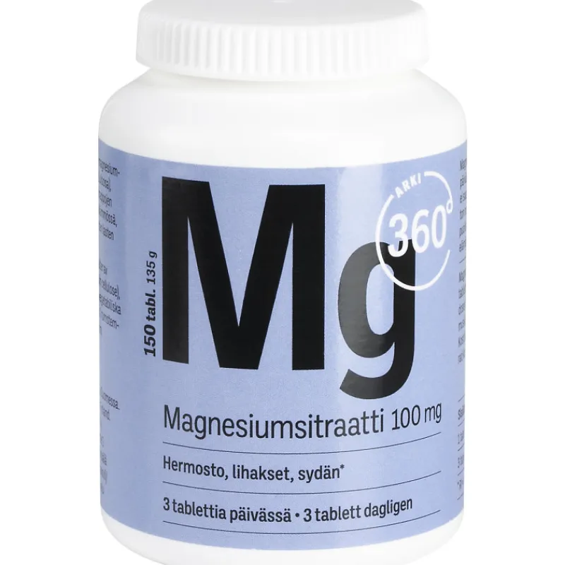 magnesiumsitraatti-arki-360u00-IRDxmjsA-0.webp Arki 360u00b0 Terveysravinteet Ja -valmisteet^Magnesiumsitraatti 150 Kpl