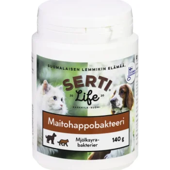 Serti Life Koiranruoka^Maitohappobakteeri SertiLife 140 G Lemmikeille