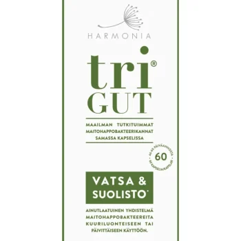 Harmonia Terveysravinteet Ja -valmisteet^Maitohappobakteerivalmiste 60 Kpl TriGUT