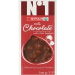 Spar Suklaat-Maitosuklaalevy 100 G  hasselpähkinöillä