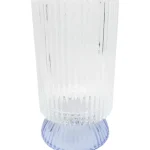 Kotikulta Maljakot Ja Koriste-esineet-Maljakko 10,5 X 19,5 Cm Raita Lila