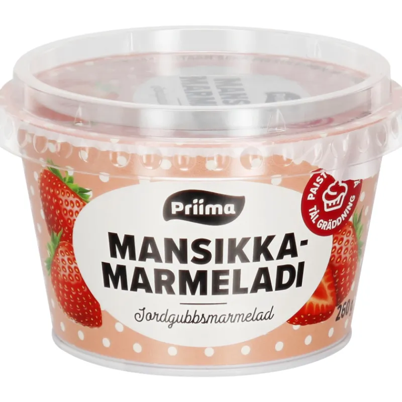 mansikkamarmeladi-priima-260-g-uJZSHgBp-0.webp Priima Hillot, Marmeladit Ja Kiisselit^Mansikkamarmeladi 260 G