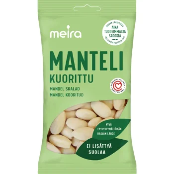 Meira Pähkinät Ja Kuivatut Hedelmät^Manteli 100 G Kuorittu