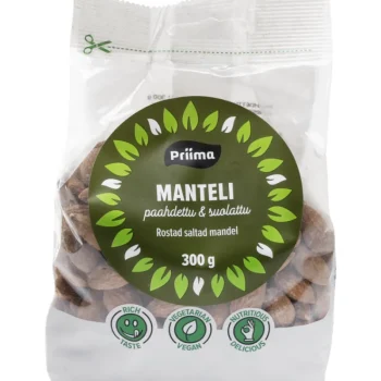 Priima Pähkinät Ja Kuivatut Hedelmät^Manteli 300 G Paahdettu Ja Suolattu
