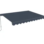 Lykke Pihan Rakennusmateriaalit-Markiisi 2,95 X 2,5 M, Tummanharmaa