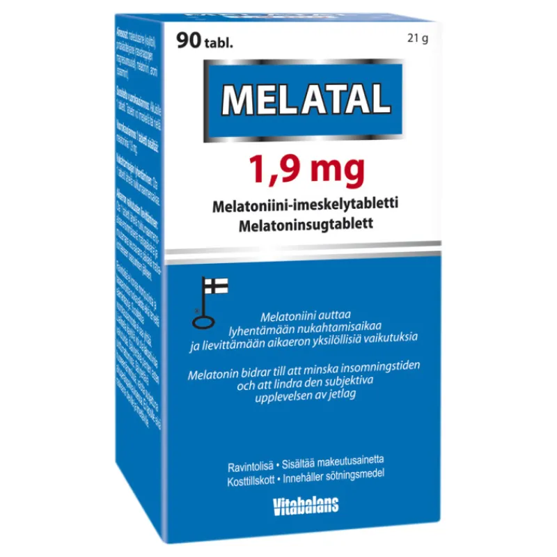 melatal-19-mg-90-kpl-21-g-bXdaIJVd-0.webp Vitabalans Terveysravinteet Ja -valmisteet^Melatal 1,9 Mg 90 Kpl 21 G
